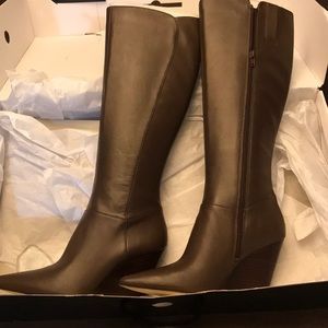 nine west varin wedge boot